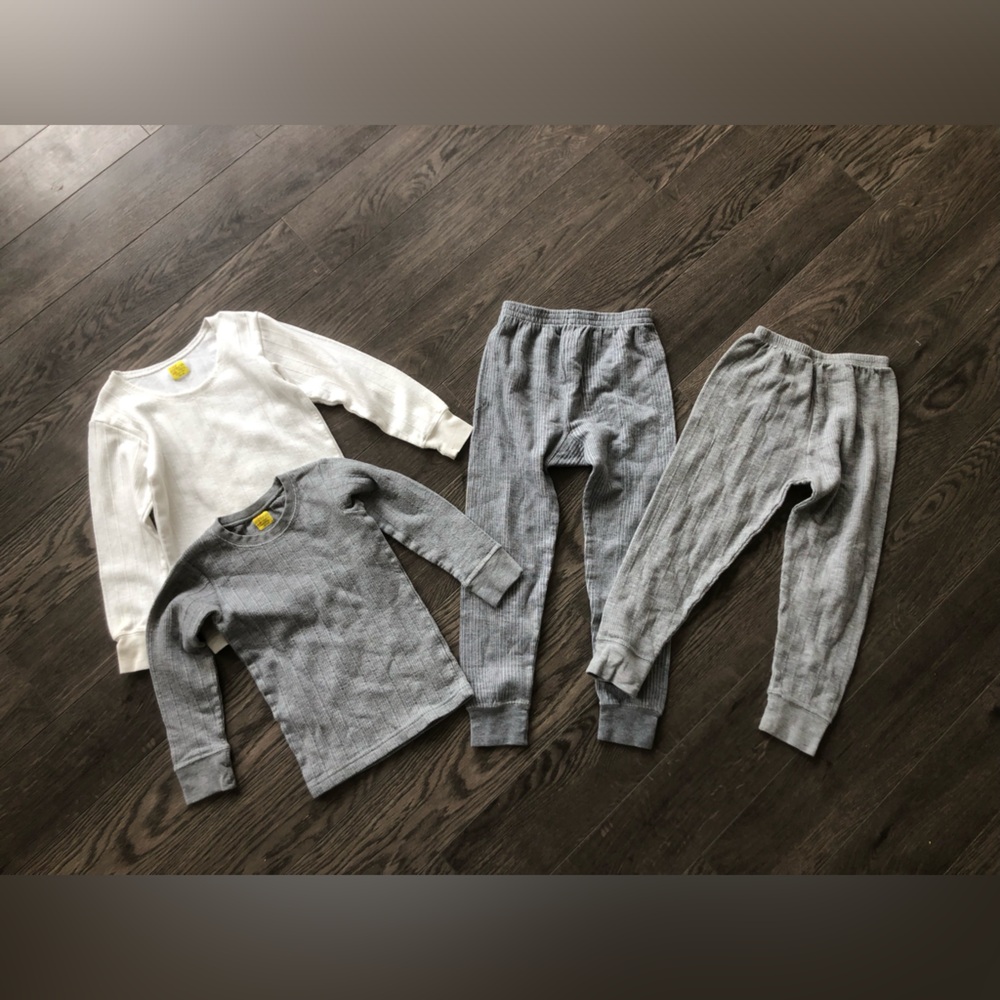 Neva Esancia Ribbed‎ Kids Thermal Set | Size 3T-5T